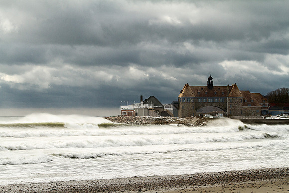 Coast Guard House after Storm