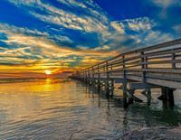 GRAY'S BEACH BLUE TWILIGHT
