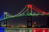STRAWBERRY MOON OVER NEWPORT