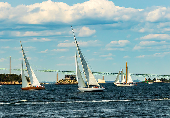 Sailing Newport Harbor