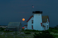 Strawberry Moon Over Stage Harbor