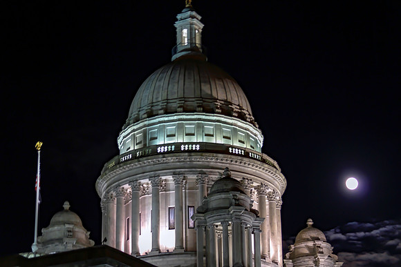 State House with full moon_120109_3730
